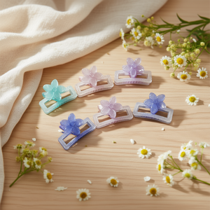 Fermacapelli a Forma di Fiore a Cinque Petali, 2 Pezzi per Colore, Ref48577, Confezione da 600 Pezzi - Product Image 2