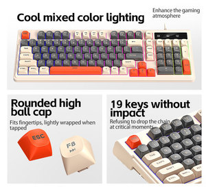 <span class=keywords><strong>Clavier</strong></span> et <span class=keywords><strong>souris</strong></span> filaires avec interface USB, logo personnalisé, 98 touches, rétroéclairage LED, <span class=keywords><strong>clavier</strong></span> ergonomique, ensemble <span class=keywords><strong>clavier</strong></span> et <span class=keywords><strong>souris</strong></span> pour ordinateur de bureau à domicile, joueurs - Product Image 2