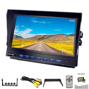 Monitor LCD para Vehículos de 7 Pulgadas con Pantalla TFT Digital de Alta Resolución, Cámara de Reversa Estéreo AHD USB IPS para Autos y Autobuses - Product Image 4