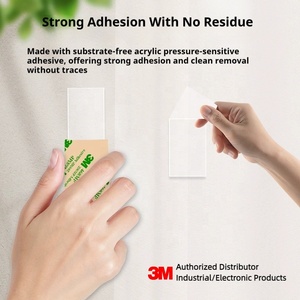 Cinta de transferencia acrílica de doble cara 3M 468MP 200MP de 0.13mm, 12 pulgadas x 60 yardas, transparente, troquelada, 3M 468MP acrílica troquelada - Product Image 4