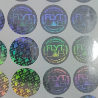 Feuille d'autocollant d'hologramme de conception libre de haute sécurité 3d anti faux logo d'autocollant d'hologramme 3d