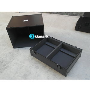 Flight case professionnel <span class=keywords><strong>tout</strong></span> noir à double <span class=keywords><strong>haut</strong></span>-<span class=keywords><strong>parleur</strong></span> pour 2 <span class=keywords><strong>RCF</strong></span> HDL 20-A, coffre de transport pour équipement audio de scène - Product Image 4