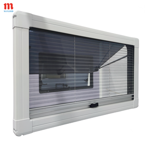 Cadre intérieur de fenêtre de caravane avec rideau plissé et moustiquaire pour remplacement d'accessoires de camping-car - Product Image 4