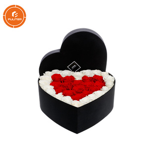 Tùy Chỉnh Da Lộn Hình Trái Tim Quà Tặng Tăng Hộp Nhung Đen Sô Cô La Hộp Hoa Cho Bảo Quản Tăng - Product Image 6