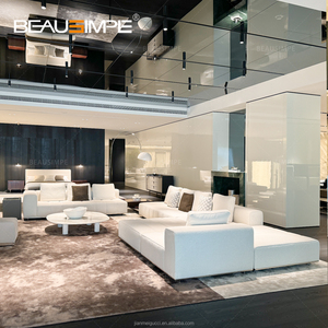 ชุดโซฟาสไตล์อิตาลี Goodman ผ้ารูปตัว L แบบแยกส่วนเบาหรูหราสำหรับโรงแรมห้องนั่งเล่นวิลล่า - Product Image 2