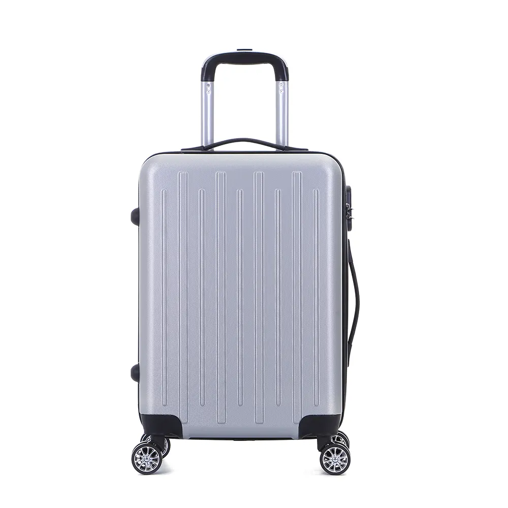 Maleta ABS de gran capacidad resistente a los arañazos personalizada, cerradura TSA duradera, de 20 pulgadas maleta con ruedas, juegos de equipaje Unisex para viajes