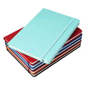 B6 Dot Grid <strong>Notebook</strong> Gold Foil A5 Wood Cahier Hardcover with Sewing Binding Elegant Paper <strong>Cover</strong> Pocket <strong>Notebook</strong> - Product Image 3