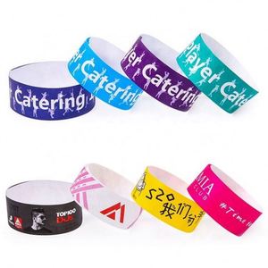 Hot Sale Event <b>Rainbow</b> Logo Waterproof Paper Decor <b>Bracelet</b> Custom Disposable Tyvek Wristband - Product Image 4