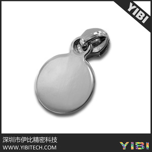 Etiqueta de equipaje metálica Yibi MIM-1615 de acero inoxidable, duradera, para accesorios de viaje - Product Image 1