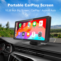 Reproductor de DVD para Auto Portátil con Pantalla Táctil IPS de 10.26 Pulgadas, DSP, RGB, Carplay Inalámbrico, Android Auto, Multimedia, GPS Universal, Disponible en Fábrica