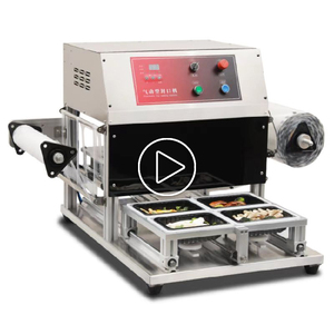 Scelleuse semi-automatique DQ260T-S pour barquettes et sacs de produits chimiques, alimentaires et de consommation, avec machine d'emballage thermoscellante électrique facile à utiliser - Product Image 1