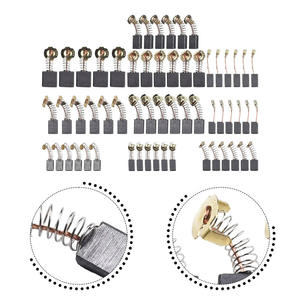 60pcs balais de charbon moteur comprend 10 spécifications différentes pour l'entretien pratique de la brosse moteur accessoire pour outil électrique - Product Image 4