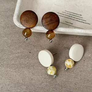 Joyería de Lujo al por Mayor: Pendientes y Colgantes de Acero Inoxidable de Alta Calidad con Piedras Naturales - Product Image 2