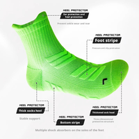 Chaussettes de course Marathon en gros d'usine, logo personnalisé, hommes femmes, compression, amorti, séchage rapide, bas en coton rayé