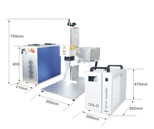 2024 नई 20W/30W/50W/60W/80W/100W JTP/MAX/RAYCUS स्प्लिट टाइप फाइबर/<span class=keywords><strong>co2</strong></span>/UV लेजर मार्किंग मशीन - Product Image 4