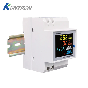 มิเตอร์วัดพลังงานไฟฟ้า KONTRON 6in1 110V/220V/380V แบบติดตั้งบนราง Din วัดค่า KWH แรงดันไฟฟ้า กระแสไฟฟ้า 100A ค่าตัวประกอบกำลังไฟฟ้า ความแม่นยำ 0.01% - Product Image 3