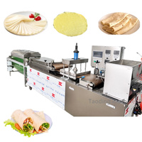 Support d'appel vidéo pain pita arabe Chapati Tortilla Tunnel boulangerie ou grec Machine à pain pita roti Maker Making Machine entièrement