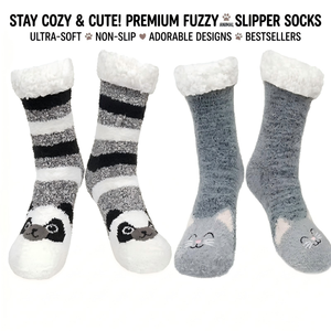 <span class=keywords><strong>Chaussettes</strong></span> d'hiver en polaire sherpa mignonnes, antidérapantes, moelleuses, chaudes, épaisses, en tricot thermique, <span class=keywords><strong>chaussettes</strong></span> pantoufles, cadeaux de Noël pour femmes - Product Image 1