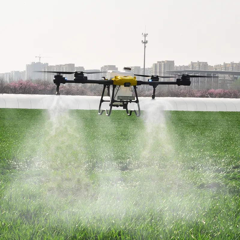 Drone de pulverização de controle inteligente de alta produtividade multifuncional e automatizado para uma agricultura aprimorada para fazendas