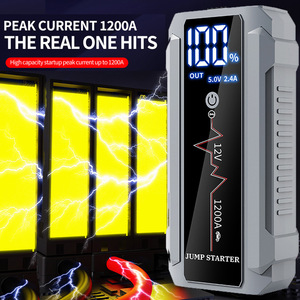 Factory LED Large Digital Display 12V Portable <strong>Car</strong> Start <strong>Emergency</strong> Tool Kit 1000A Peak Current Multi-functional <strong>Jump</strong> <strong>Starter</strong> - Product Image 3
