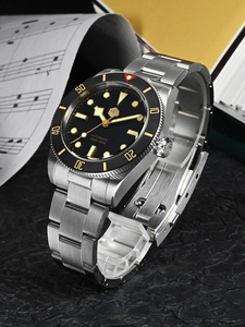 Montre de plongée mécanique San Martin SN0138G en acier inoxydable 316L, étanche à 200 m, logo personnalisé, montres de plongée automatiques - Product Image 5