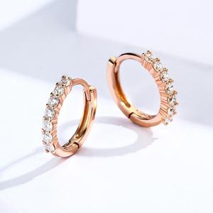 <span class=keywords><strong>Orecchini</strong></span> a Perno in <span class=keywords><strong>Argento</strong></span> Sterling 925, Moda Etnica Femminile, Regalo Fai-da-Te, Stile Europeo e Americano, Oro Rosa, Eleganti SCE351-C - Product Image 5