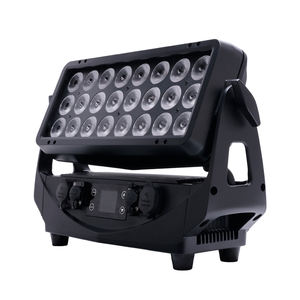 AOPU 24X20 W RGBW 4 en 1 IP65 Luz de lavado de pared arquitectónica 600W LED Ciudad Luz estroboscópica para exteriores Cabeza móvil Lihgt para construcción - Product Image 5