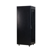 Rak Server Panel kontrol LCD 19 inci dengan pintu jaring dalam ruangan lantai berdiri jaringan kabinet produk stok