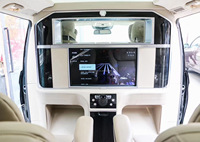 Boîte de rangement universelle pour voiture d'occasion avec couvercle de klaxon en verre atomisé TV Lift pour Benz V Class Vito Metris Sprinter
