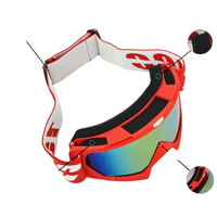 Masque de ski NJ avec verres anti-buée, protection UV, design léger à monture intégrale, verres remplaçables pour les sports d'hiver en plein air