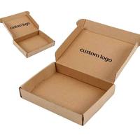 Afdrukken Logo Roze Groot Medium Small Square Aangepaste Mailer Opvouwbare Verzendverpakking