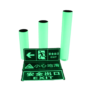 Glow in The Dark <span class=keywords><strong>sicurezza</strong></span> illuminata incandescente scala luminosa fotoluminescente striscia di indicazione di fuga nastro - Product Image 5