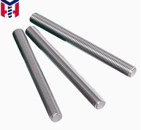 Stainless Steel Threaded Rod, UNC/UNF US Size All Thread Studs, Stainless Steel Long Threaded Bar Stud Bolts