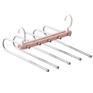 Save Space Double Hook Multiple Multi Tier Men Pants Magic <b>Wardrobe</b> Hanger - Product Image 6