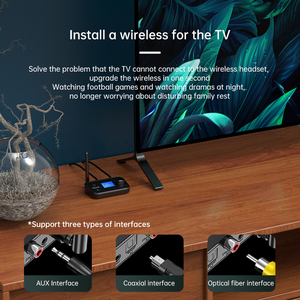 C41 Nâng Cấp Nhiều Giao Diện Một Cặp Hai Tai Nghe Bộ Thu Âm Thanh <span class=keywords><strong>Bluetooth</strong></span> Đồng Trục Aux - Product Image 5