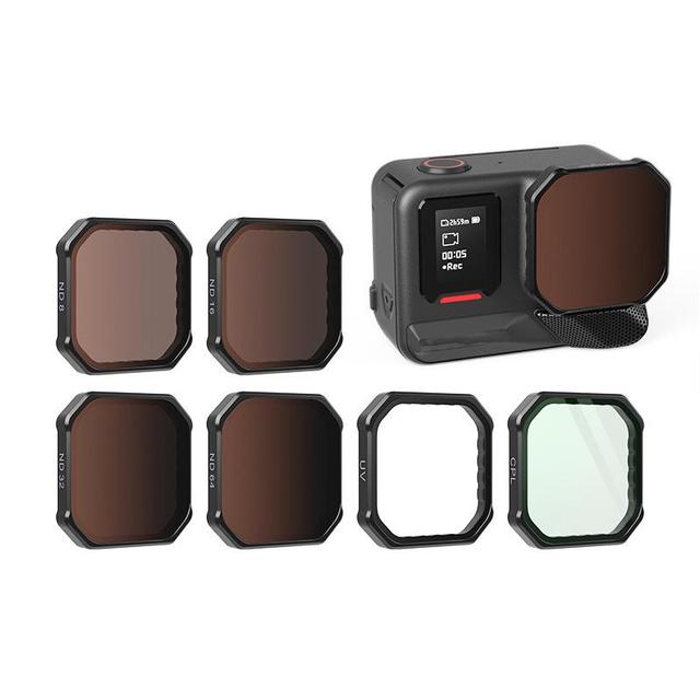 AC28 Filter Kit CPL ND8 ND16 ND32 for Insta360 Ace Pro Ace Pro 2 Lens Filter 4 in 1 Set