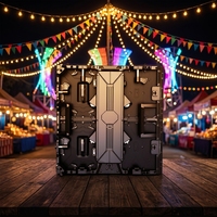 P1.5 500x500 LED Screen Rental Cabinet Front Maintenance Cable Connection Private Mold LED Display