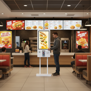 Kiosco de <span class=keywords><strong>Autoservicio</strong></span> Automático de 21.5, 23.6, 27 y 32 Pulgadas para Pedidos de Comida en KFC/<span class=keywords><strong>McDonald</strong></span>'s/Restaurantes, con Pantalla Táctil y Función SDK - Product Image 2