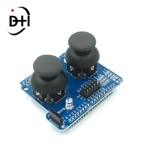 Blocs de construction électroniques double PS2 Joysticks de jeu Module de bouton JoyStick Compatible avec pour les composants électroniques <span class=keywords><strong>UNO</strong></span> R3 - Product Image 6