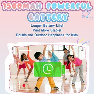 M8 48MP Dual-Objektiv Sofortbildkamera für Kinder, Mädchen und Jungen, Geschenk, Graffiti-Kreation, Lernspielzeug, unterstützt 32GB MP3-Musik - Product Image 5
