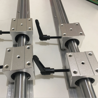Glissière sur Rail avec arbre, livraison gratuite, SBR20 SBR20UU de 20mm, source d'usine, roulement linéaire, bloc coulissant
