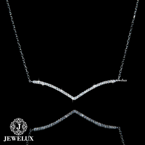 Bijoux de luxe très demandés, plaqués or, en argent 925, avec perles d'eau douce, breloques hip-hop en forme de croix, fournisseur indien Jewelux IGI - Product Image 2