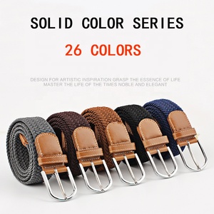 Cinturones Elásticos Trenzados de Tela para Hombre y Mujer, al por Mayor, para Jeans - Product Image 4
