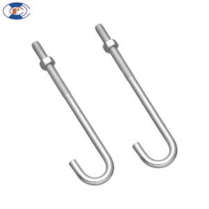 HF Acier L J Type Boulon D'<span class=keywords><strong>ancrage</strong></span> <span class=keywords><strong>Goujon</strong></span> Boulon Coffrage <span class=keywords><strong>M10</strong></span>-M24 L Type Boulon D'<span class=keywords><strong>ancrage</strong></span> Avec Écrou - Product Image 4