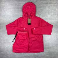 Jaket & Celana Pendek Lari Pria Premium Custom OEM, Anti Angin, Cepat Kering, Sangat Ringan, Nyaman Sepanjang Hari, Setelan Olahraga Musim Panas