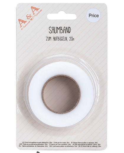 Нетканый вписывающий между строк нарезки ленты гладильная ткань термоплавкого клея ткань Nonwoven ткань из микроволокна с широкой 22 мм A200-3204