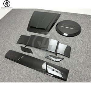 Kits de Carrocería de Fibra de Carbono Seca para Mercedes Benz Clase G W464 G63 AMG G500 2019-2024, Capó, Alerón, Cubierta para Llanta de Repuesto - Product Image 3