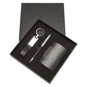 Set de Regalo de Graduación Personalizado con Logotipo, Llavero, Bolígrafo y Cartera con Serigrafía para el Día del Padre o Invitados de Boda - Product Image 2