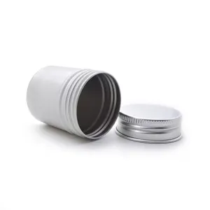 41*51Mm 40Ml Kim Loại Mini Nhôm Rỗng Lọ Thiếc Có Thể Container Cho Các Loại Thảo Mộc Mỹ Phẩm Chữa Jar Bao Bì Với Nhôm Nắp Vặn