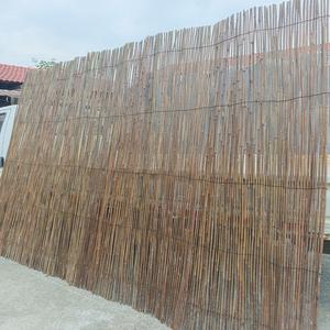 Clôture en <span class=keywords><strong>bambou</strong></span> tressé carbonisé pour extérieur 2,5m x 3m, facilement assemblable pour la décoration et la vente en gros - Product Image 5